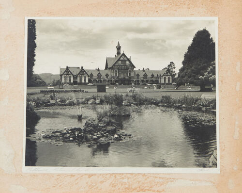 PHOTOGRAPHER UNKNOWN Bath House, Botanical Gardens Rotorua