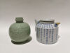 A Chinese Blue and White Ewer and A Chinese Celadon-Glazed Small Vase, ZUN