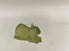 A Chinese Boxwood Animal, A Jade Rabbit and A Boxwood Resin Plate - 3