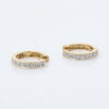 9ct Yellow Gold, .20ct Diamond Huggie Earrings