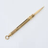 9ct Yellow Gold, Antique Toothpick - 2