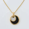 David Yurman, 'Elements' Onyx, Mother of Pearl and Diamond Necklace