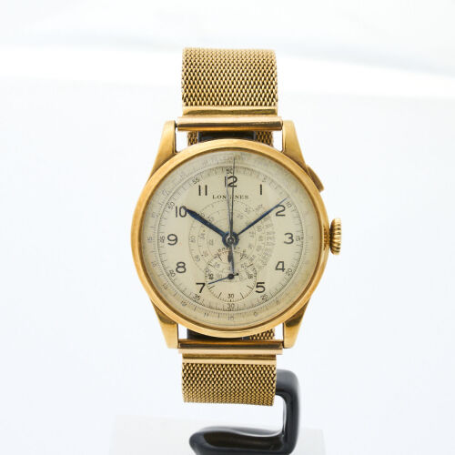 18ct Yellow Gold, Longines, 37mm Gents Wristwatch