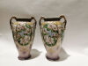 A Pair of Japanese Satsuma Handled Vase