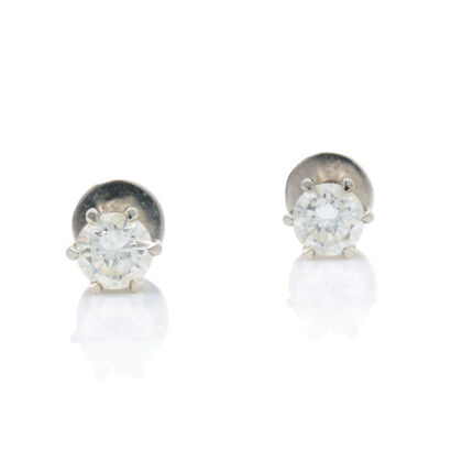 18ct White Gold, 2.04ct Diamond Stud Earrings