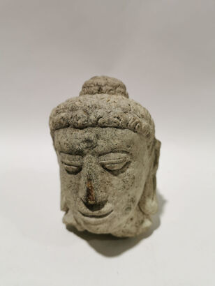 A Burmese Buddha Head