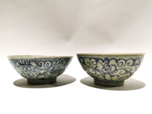 A Pair of Chinese Bowls, Qing Dynasty