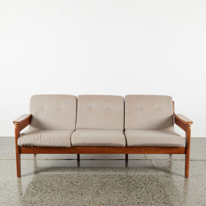 A Three Seater Mid-Century Danish Sofa