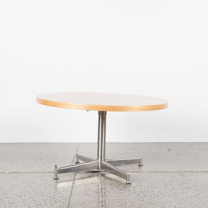 A Circular Eames Style Coffee Table