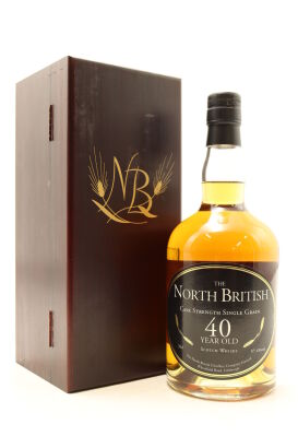 (1) North British Distillery 40 Year Old Cask Strength Single Grain Scotch Whisky, 57.4% ABV