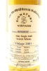 (1) Bowmore 2001 Signatory Vintage The Un-Chillfiltered Collection 12 Year Old Single Malt Scotch Whisky, 46% ABV - 3