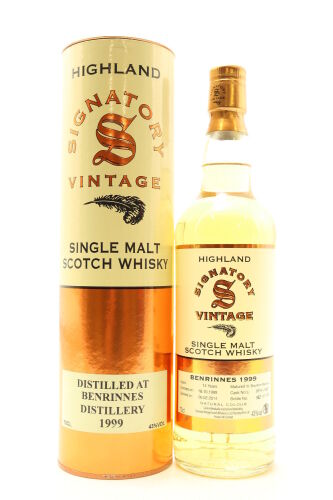 (1) Benrinnes 1999 Signatory Vintage Single Malt Scotch Whisky, 43% ABV, AGE: N/A