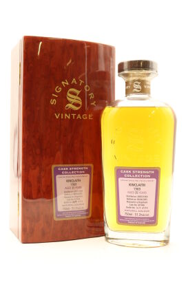 (1) Kinclaith 1969 Signatory Vintage 35 Year Old Cask Strength Single Malt Scotch Whisky, 51.3% ABV, 750ml