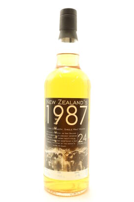 (1) The New Zealand Collection 'Touch Pause Engage' New Zealand's 1987 Cask Strength 24 Year Old Single Malt New Zealand Whisky, 53.3% ABV, 750ml