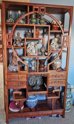 A Pair of Chinese Display Cabinet