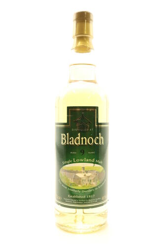 (1) Bladnoch 9 Year Old Lowland Single Malt Scotch Whisky, 46% ABV