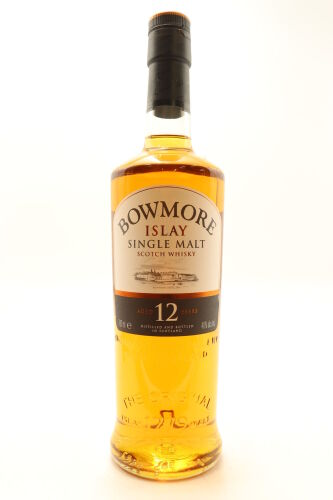 (1) Bowmore 12 Year Old Single Malt Scotch Whisky, 40% ABV