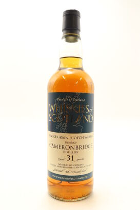 (1) Cameronbridge Whiskies of Scotland 31 Year Old Single Grain Scotch Whisky, 46% ABV