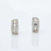 18ct White Gold, .90ct Diamond Huggie Earrings