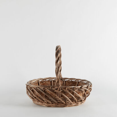 A Vintage Rattan Basket