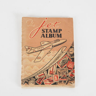 A The Jet Stamp Album With Some Stamps