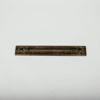 A Vintage Brass Slide Ruler