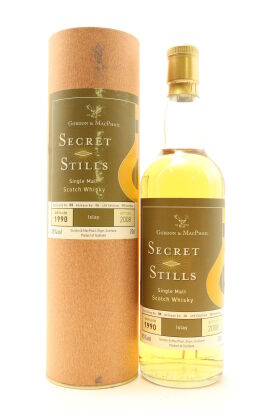 (1) Bowmore 1990 Gordon and MacPhail Secret Stills 4.6 Single Malt Scotch Whisky, 45% ABV