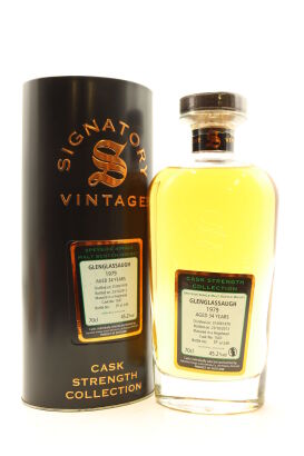 (1) Glenglassaugh 1979 Signatory Vintage 34 Year Old Single Malt Scotch Whisky, 45.2% ABV