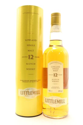 (1) Littlemill 12 Year Old Single Malt Scotch Whisky, 40% ABV