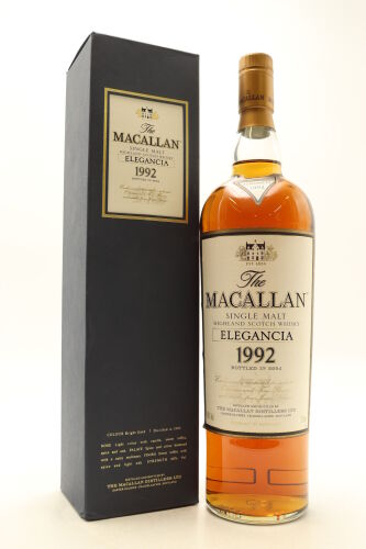 (1) 1992 The Macallan Elegancia 12 Years Old Single Malt Scotch Whisky, 40% ABV, 1000ml