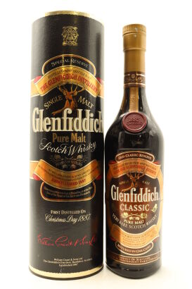 (1) Glenfiddich Classic Pure Malt Scotch Whisky, 43% ABV, circa 1980s