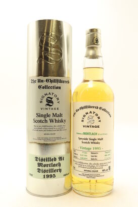 (1) Mortlach 1995 Signatory Vintage 19 Year Old Single Malt Scotch Whisky, 46% ABV