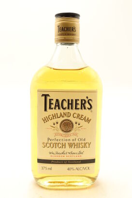 (1) Teacher's Highland Cream Blended Scotch Whisky, 40% ABV, 375ml