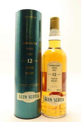 (1) Glen Scotia 12 Year Old Single Malt Scotch Whisky, 40% ABV