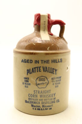 (1) McCormick Platte Valley 8 Year Old Straight Corn Whiskey, 40.3 % ABV, 757ml