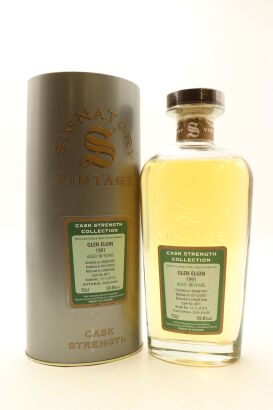 (1) Glen Elgin 1991 Signatory Vintage 16 Year Old Cask Strength Single Malt Scotch Whisky, 59.8% ABV