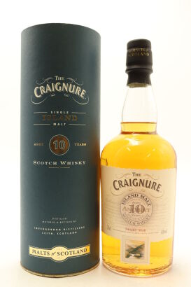 (1) Craignure 10 Year Old Island Single Malt Scotch Whisky, 40% ABV