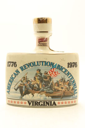 (1) 1976 Virginia Early Times American Revolution Bicentennial Decanter Bottle, Kentucky Straight Bourbon Whiskey