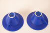 A Pair of Steiner Ceramics Deco Cups and Saucers in Klein Blue - 2