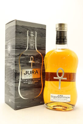 (1) Jura Superstition Single Malt Scotch Whisky, 43% ABV