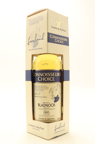 (1) Bladnoch 1993 Gordon and MacPhail Connoisseurs Choice Single Malt Scotch Whisky, 43% ABV