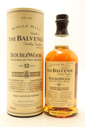 (1) Balvenie 12 Year Old DoubleWood Single Malt Scotch Whisky, 43% ABV