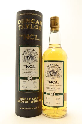 (1) Glenallachie 1995 Duncan Taylor 12 Year Old NC_ Single Malt Scotch Whisky, 46% ABV