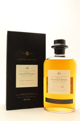 (1) Glenury Royal 1970 Cask Strength 40 Year Old Single Malt Scotch Whisky, 59.4% ABV