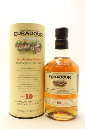 (1) Edradour 10 Year Old Distillery Edition Single Malt Scotch Whisky, 40% ABV