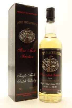 (1) Tomatin 12 James Macarthur's 12 Year Old Single Malt Scotch Whisky, 43% ABV