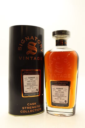 (1) Glenugie 1977 Signatory Vintage 32 Year Old Cask Strength Single Malt Scotch Whisky, 58.6% ABV
