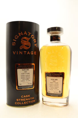 (1) Glen Ord 1997 Signatory Vintage 16 Year Old Cask Strength Single Malt Scotch Whisky, 61.6% ABV