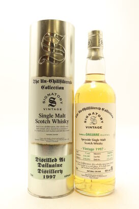 (1) Dailuaine 1997 Signatory Vintage 17 Year Old Single Malt Scotch Whisky, 46% ABV