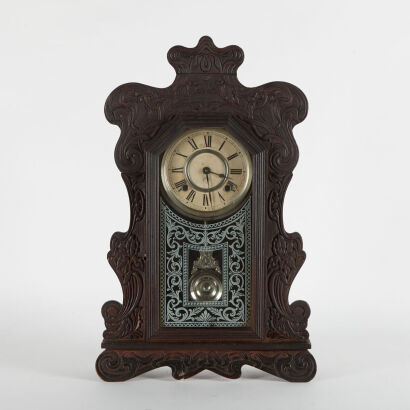 An Ansonia Gingerbread Regulator Clock